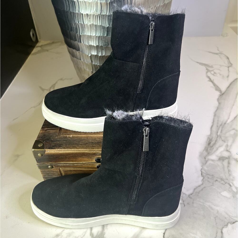 J/Slides Tristan Faux Fur Lined Waterproof Sneaker Boots - Picture 12 of 14